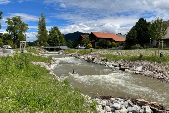 Die neue Ufergestaltung der Chise